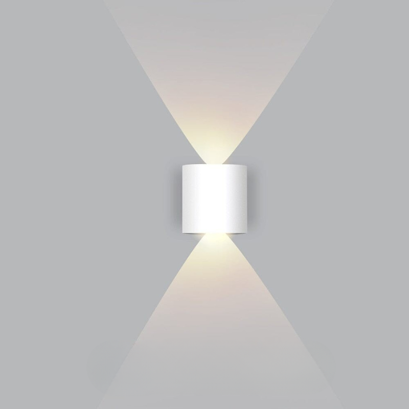 LED-buitenwandlamp omhoog en omlaag, modern, slank en weerbestendig