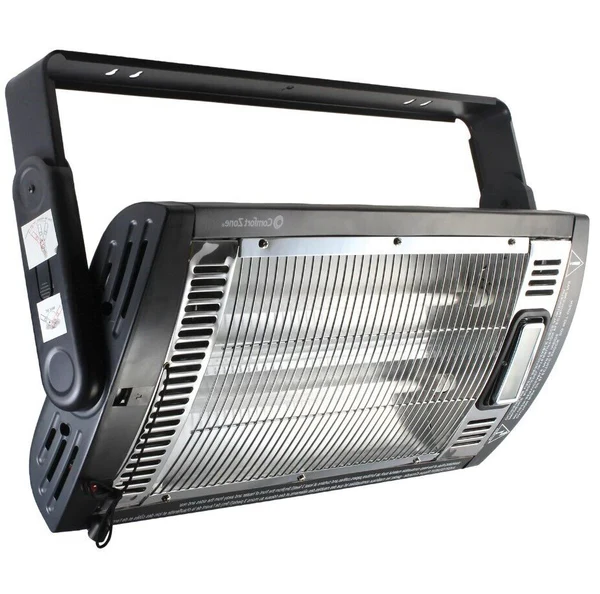 Infrarood terrasverwarmer 1500 W voor aan de muur