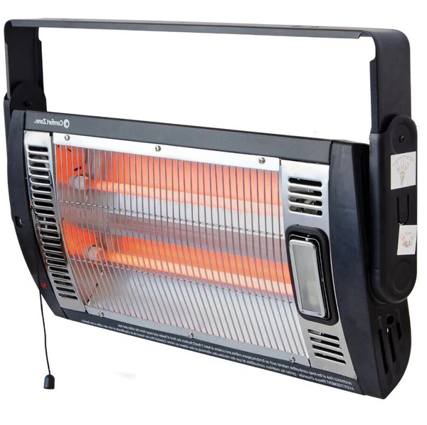 Infrarood terrasverwarmer 1500 W voor aan de muur