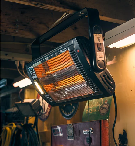 Infrarood terrasverwarmer 1500 W voor aan de muur