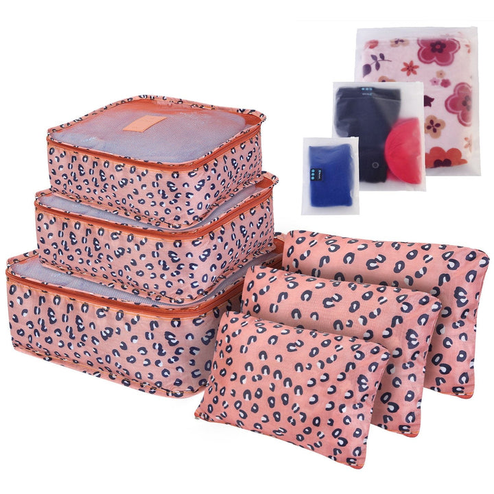 Pakkubussen en compressiezakken reisorganizerset met tasjes 6-delig bagage reizen