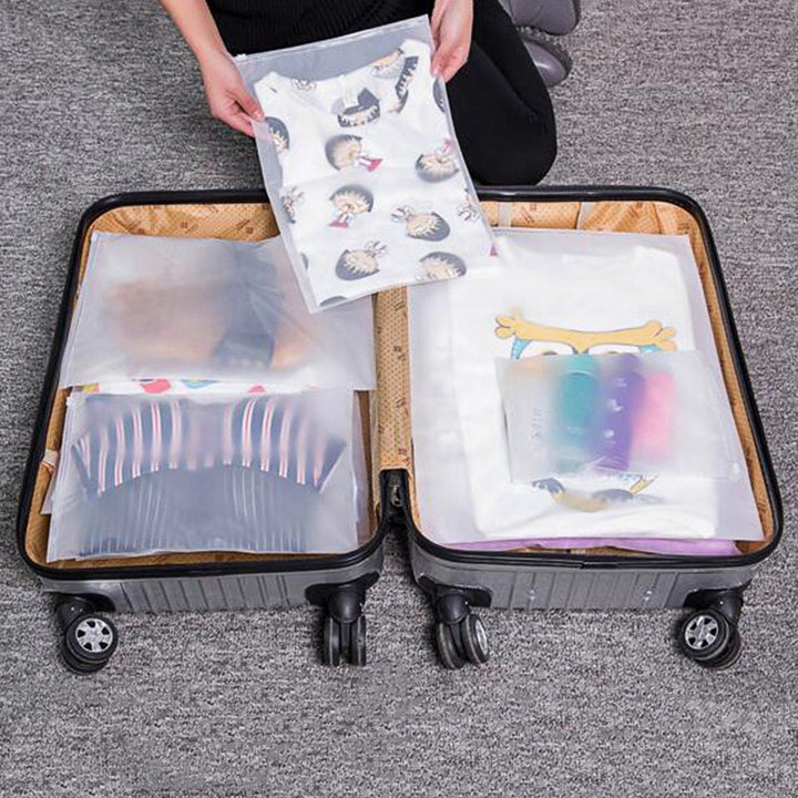 Pakkubussen en compressiezakken reisorganizerset met tasjes 6-delig bagage reizen