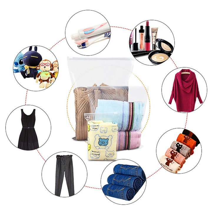 Pakkubussen en compressiezakken reisorganizerset met tasjes 6-delig bagage reizen