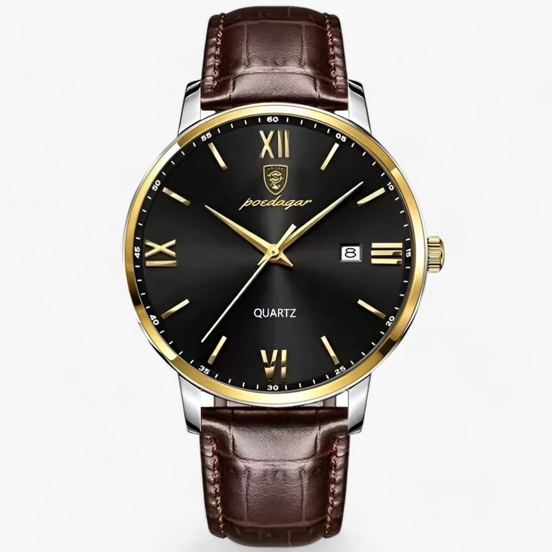 Luxe Herenhorloge met Leren Band – Adrien