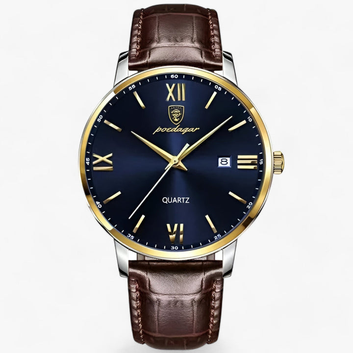 Luxe Herenhorloge met Leren Band – Adrien