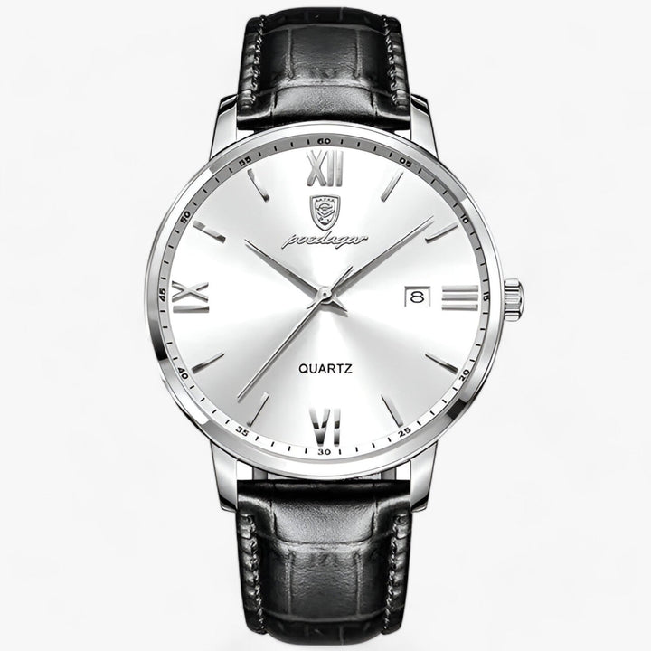 Luxe Herenhorloge met Leren Band – Adrien
