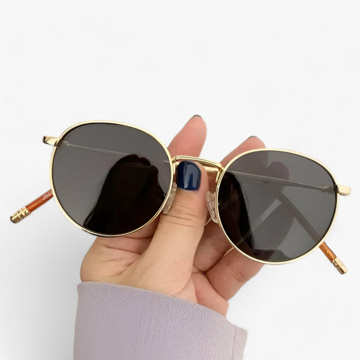 Unisex Design Zonnebril met Ronde Glazen – Nova