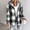 Oversized geruit vest