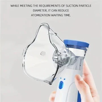 Draagbare mesh-inhalator voor volwassenen en kinderen – stille, oplaadbare inhalator via USB