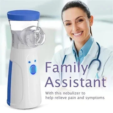 Draagbare mesh-inhalator voor volwassenen en kinderen – stille, oplaadbare inhalator via USB