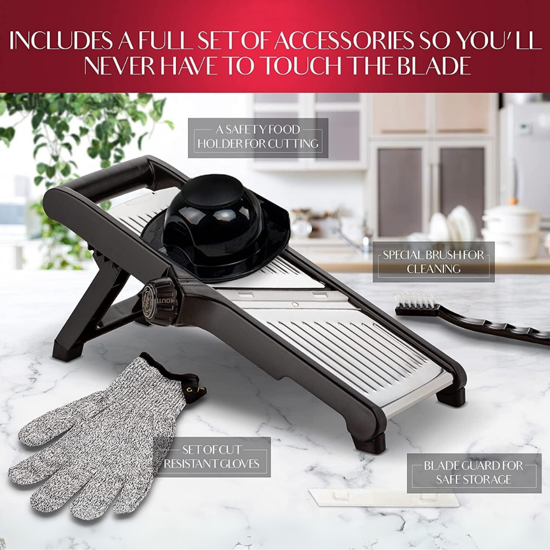 Premium Voedselsnijder met Snijbestendige Handschoenen