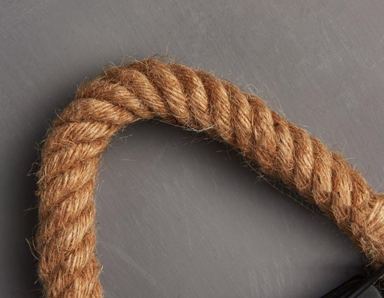 Vintage touw-wandlamp – RusticRope