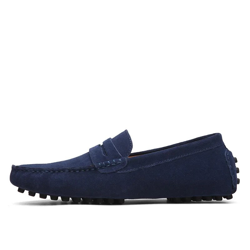 Suède herenloafers in Italiaanse stijl - Robert