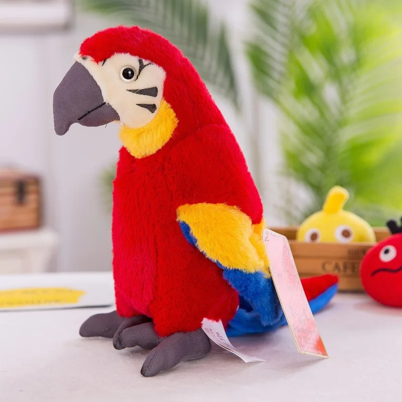 Pratende papegaai-knuffel – Squawkie
