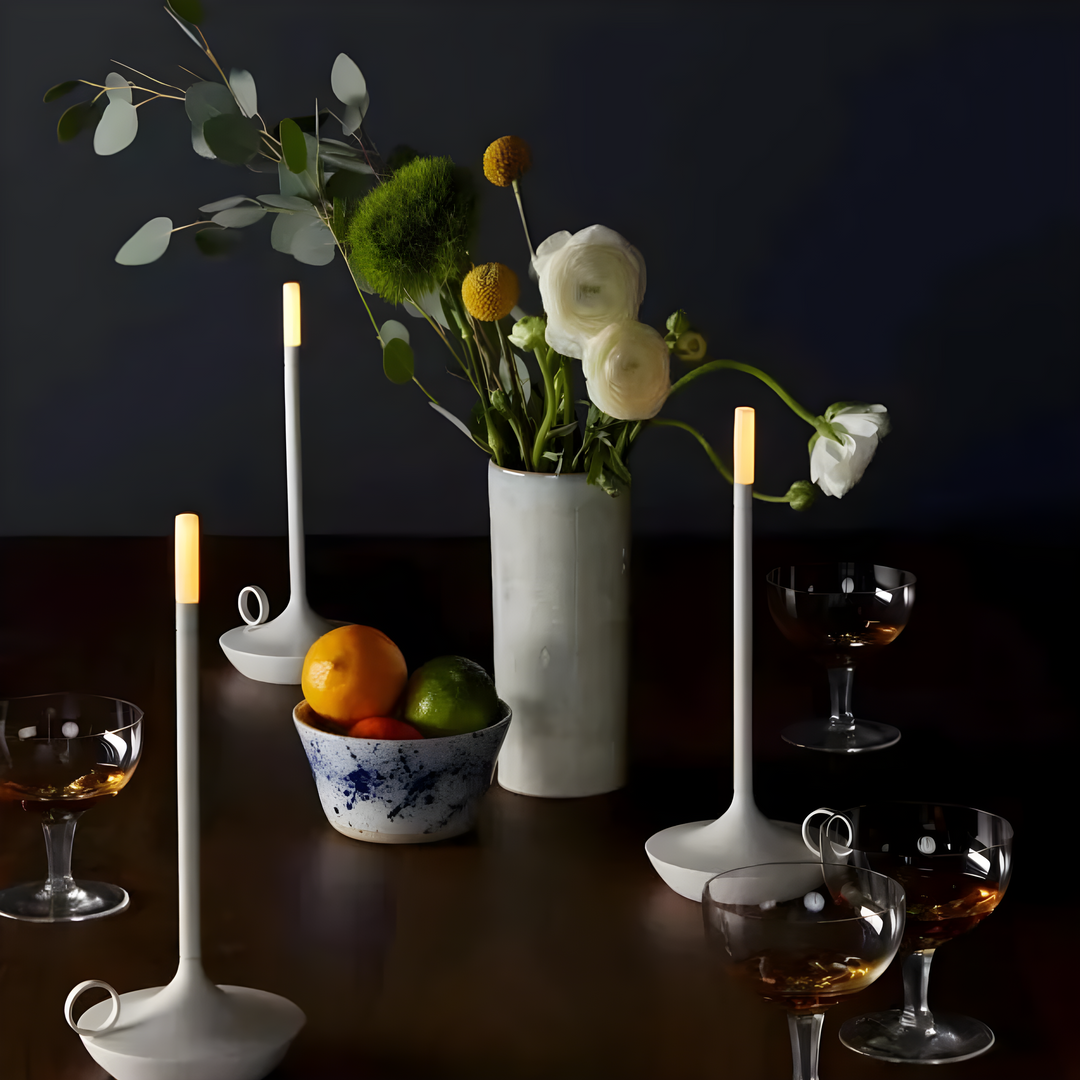 GlareEssence Moderne LED-lamp | Oplaadbaar dimbaar licht voor gezellige en trendy ruimtes