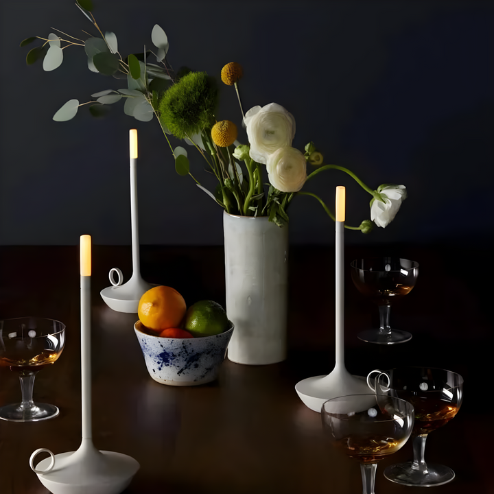 GlareEssence Moderne LED-lamp | Oplaadbaar dimbaar licht voor gezellige en trendy ruimtes