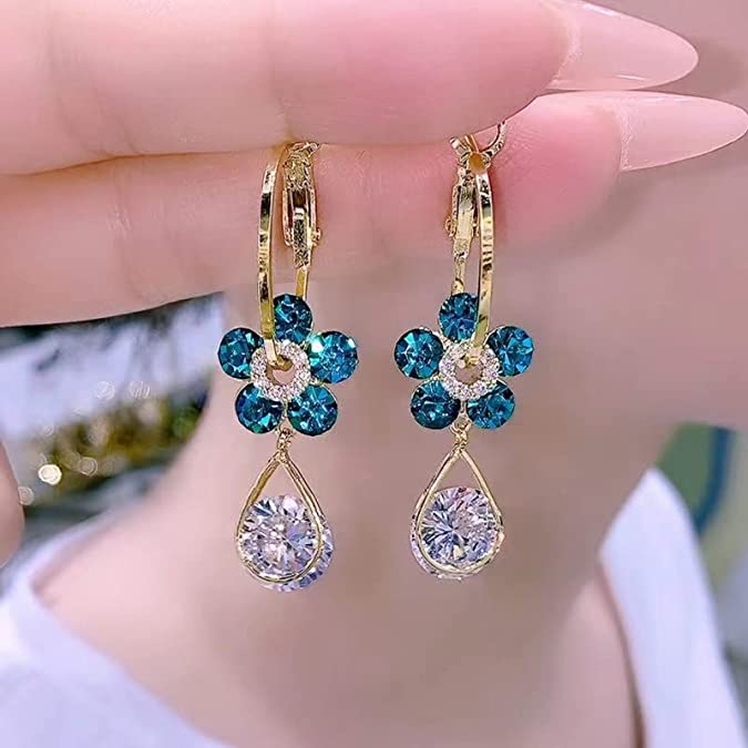 Luxe Oorbellen met Bloemmotief – LunaBloom