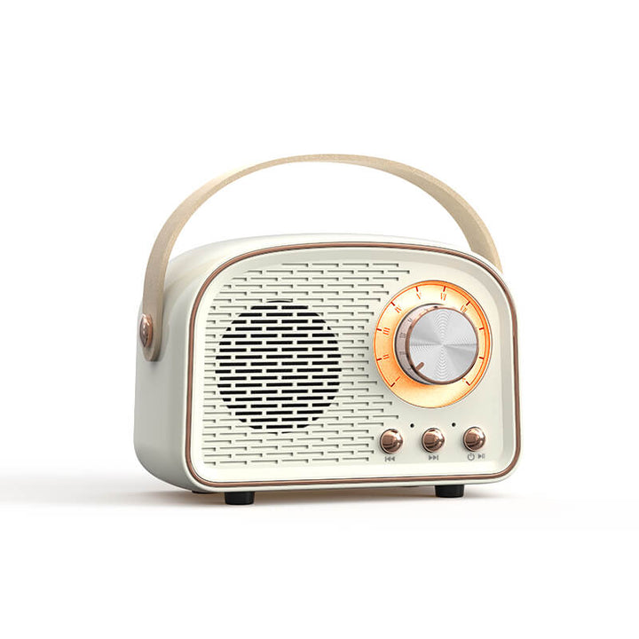 Sandsberg Retro Radio Bluetooth Speaker | Draadloos | Draagbaar | Stijlvol Geluid voor Thuis en Onderweg