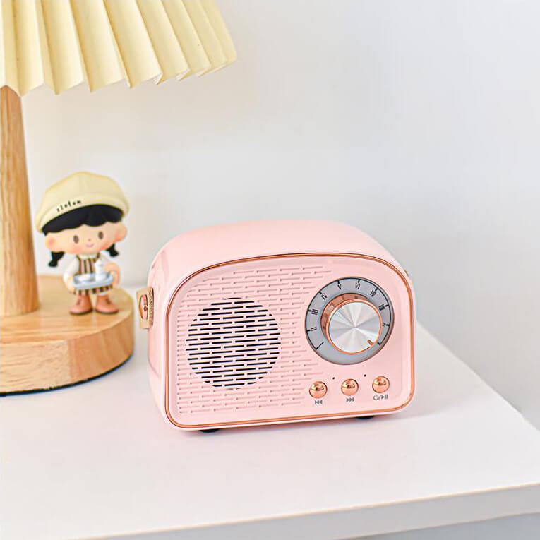 Sandsberg Retro Radio Bluetooth Speaker | Draadloos | Draagbaar | Stijlvol Geluid voor Thuis en Onderweg