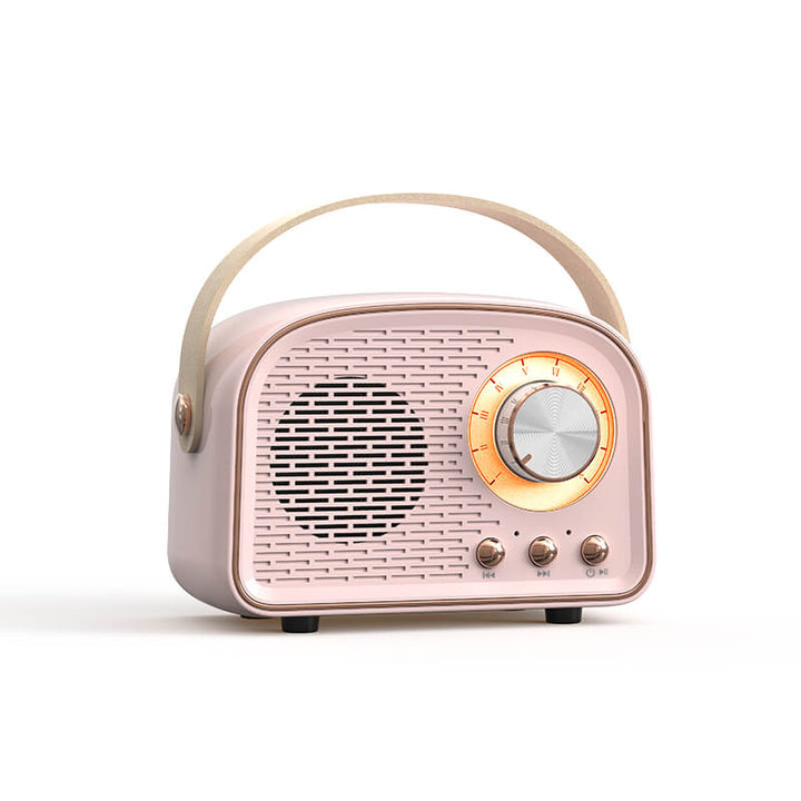 Sandsberg Retro Radio Bluetooth Speaker | Draadloos | Draagbaar | Stijlvol Geluid voor Thuis en Onderweg