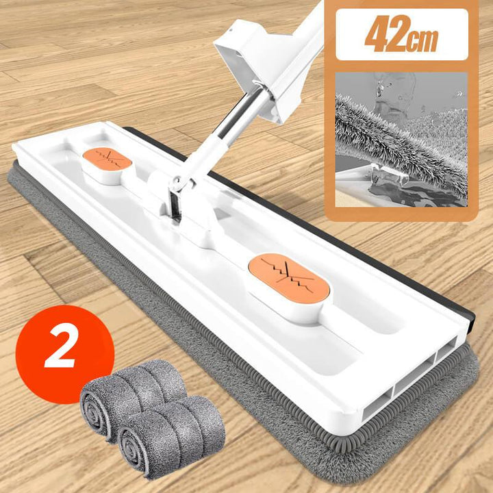 Revolutionaire Mop | Gereedschap om Schoon te Maken & te Vegen | 360° Flexibiliteit