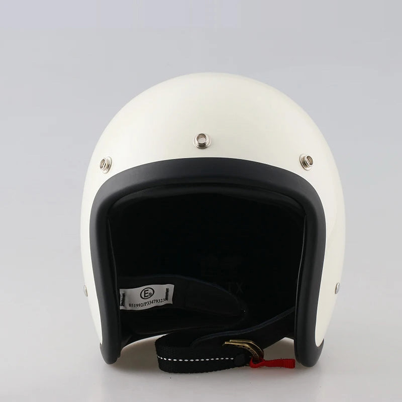 AeroGuard Vintage Helm Gecertificeerd volgens DOT- en ECE-Normen