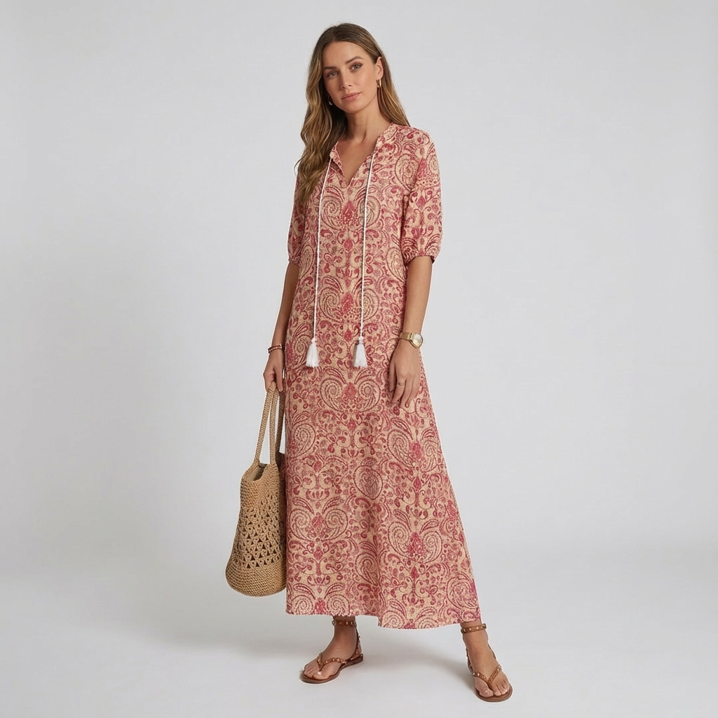 Bohemien maxi-jurk voor dames