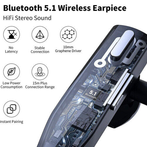 Trucker Dual Mic Bluetooth 5.1 Draadloze Koptelefoon met Ruisonderdrukking