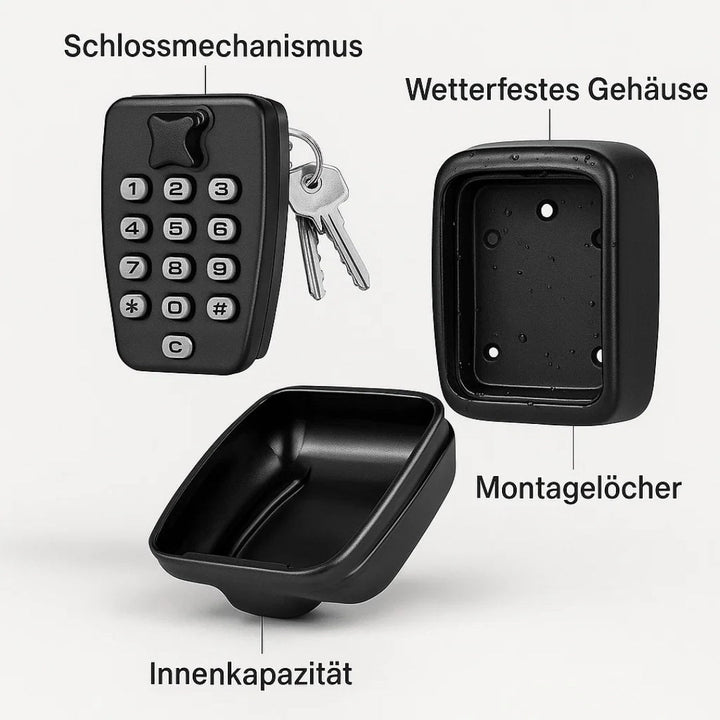 Buitensleutelkluis | Sleutelkastje met Code | SafeHaus