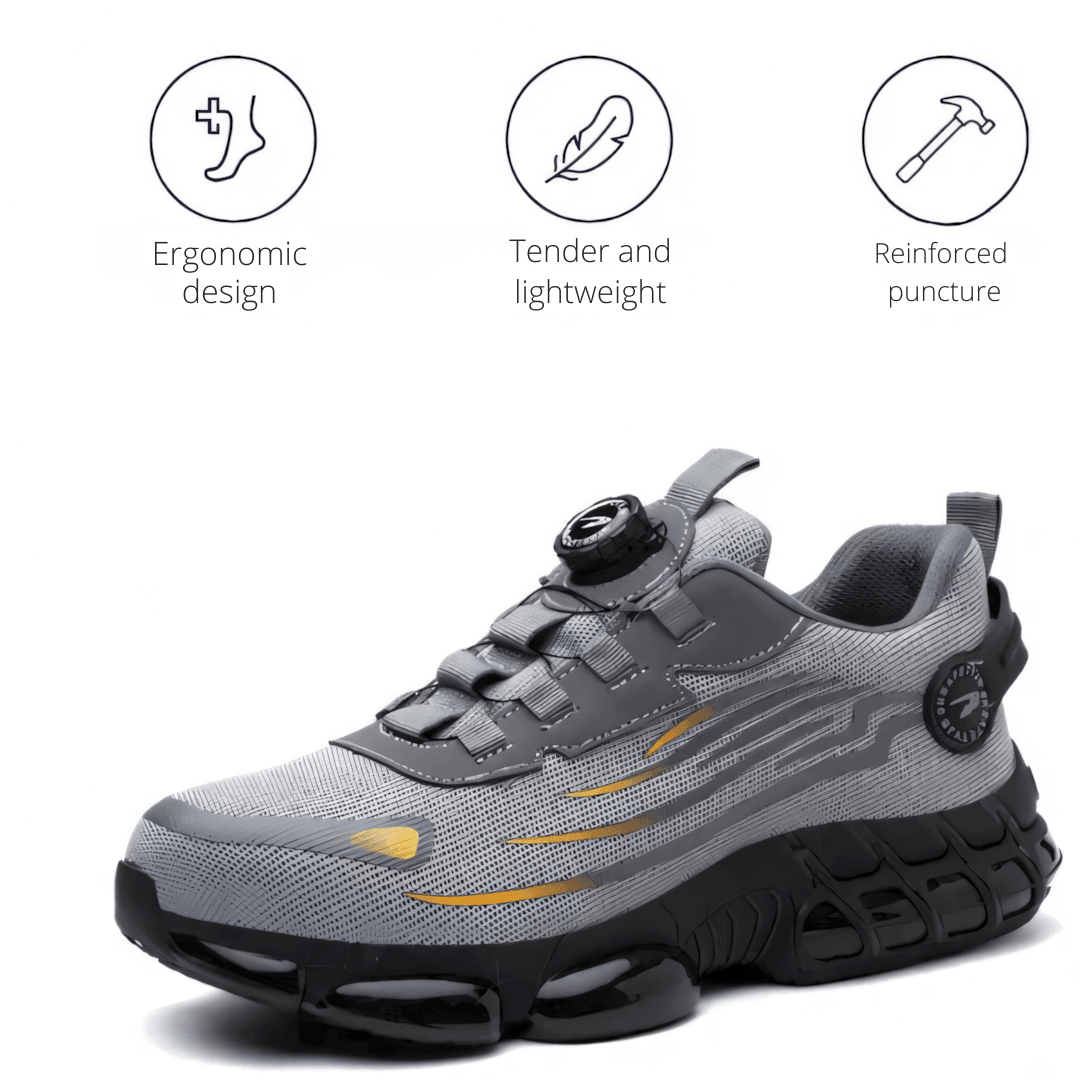 Veiligheidsschoenen heren sneakers werk ademend mesh antislip outdoor bestendig