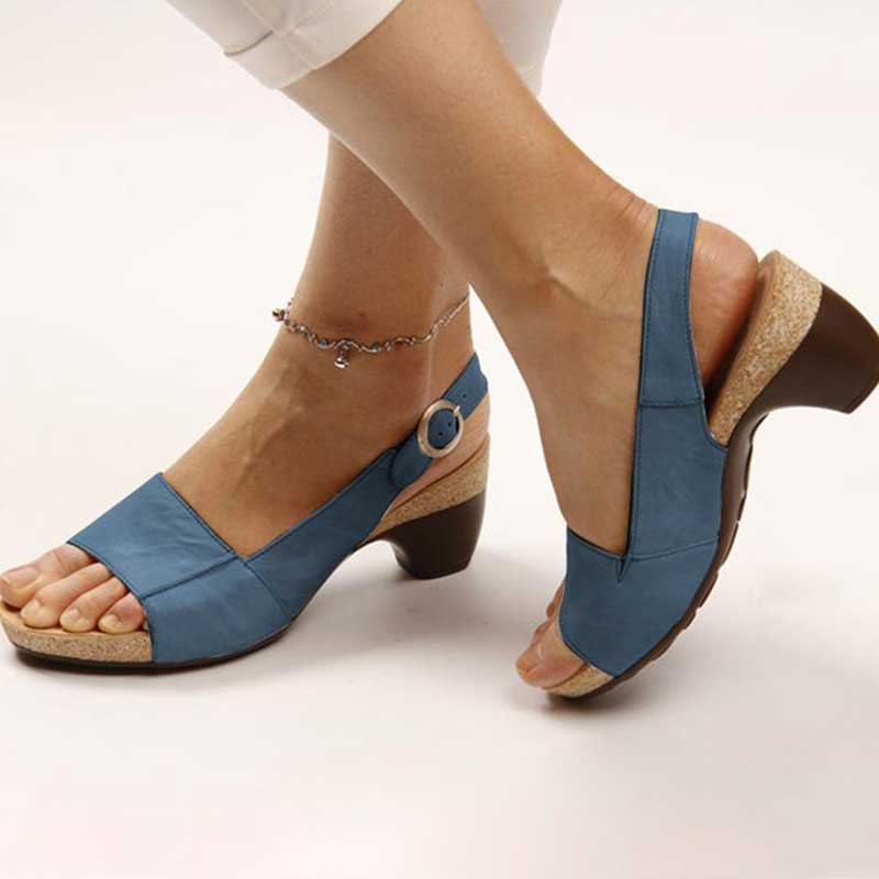 
                  
                    Soranya – Orthopedische Slingback Sandalen met Sleehak en Superieur Draagcomfort
                  
                