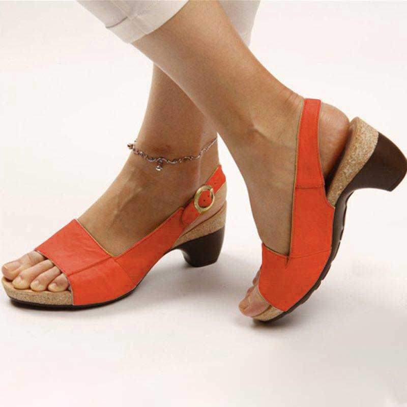 
                  
                    Soranya – Orthopedische Slingback Sandalen met Sleehak en Superieur Draagcomfort
                  
                