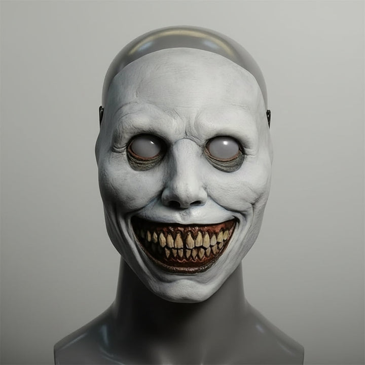 Enge Halloweenmasker creepy latex horror met LED en verstelbare band voor kostuumfeest
