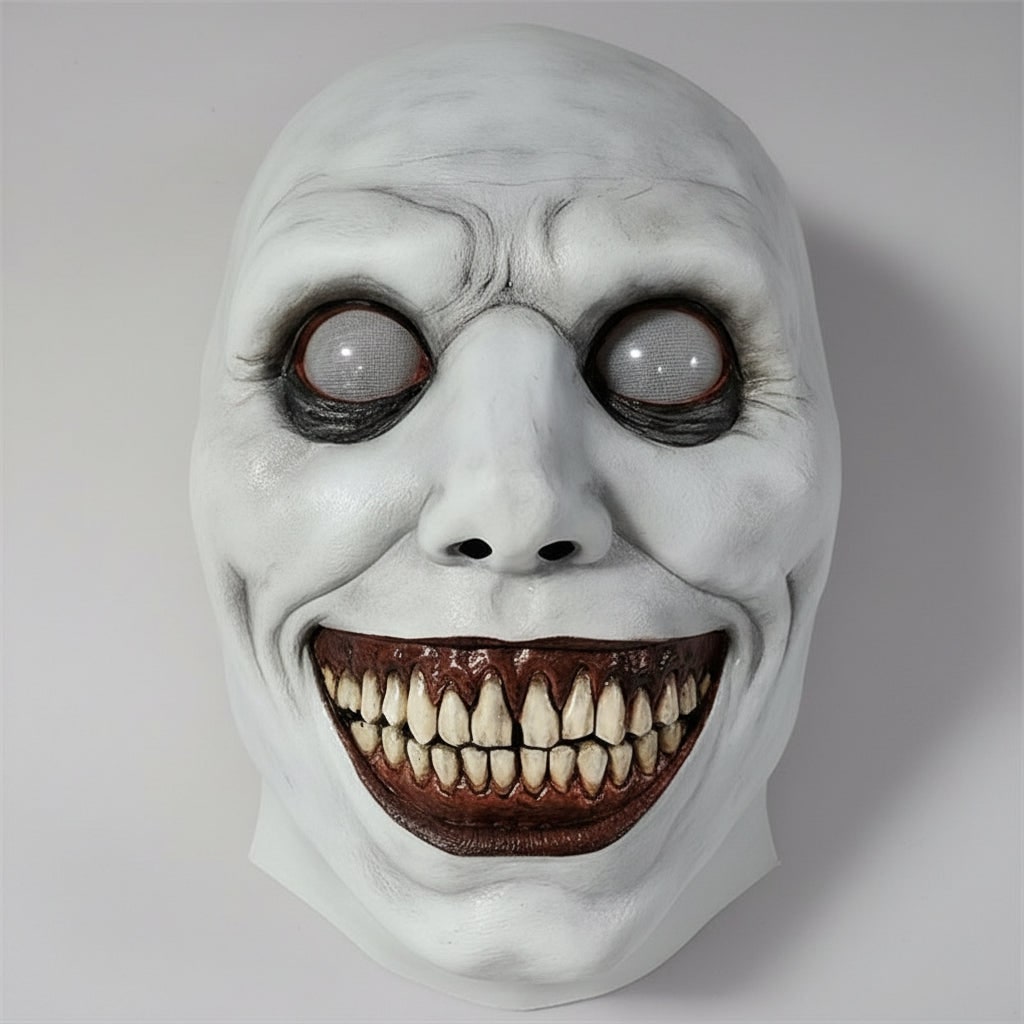 Enge Halloweenmasker creepy latex horror met LED en verstelbare band voor kostuumfeest