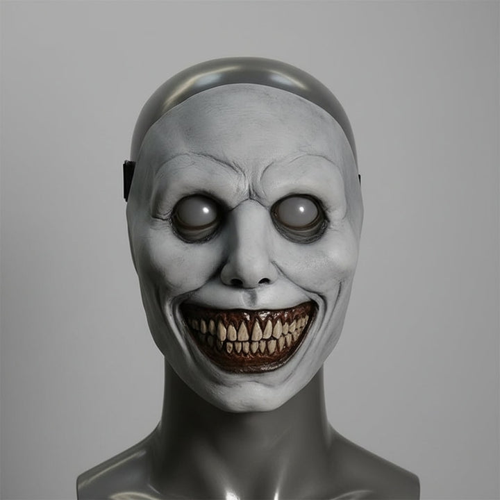 Enge Halloweenmasker creepy latex horror met LED en verstelbare band voor kostuumfeest
