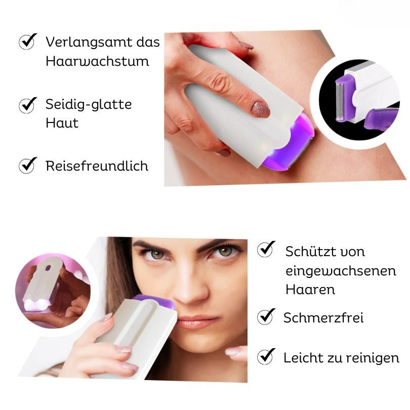 Laser ontharingsapparaat | Elektrisch scheerapparaat voor zachte ontharing | SilkLaser