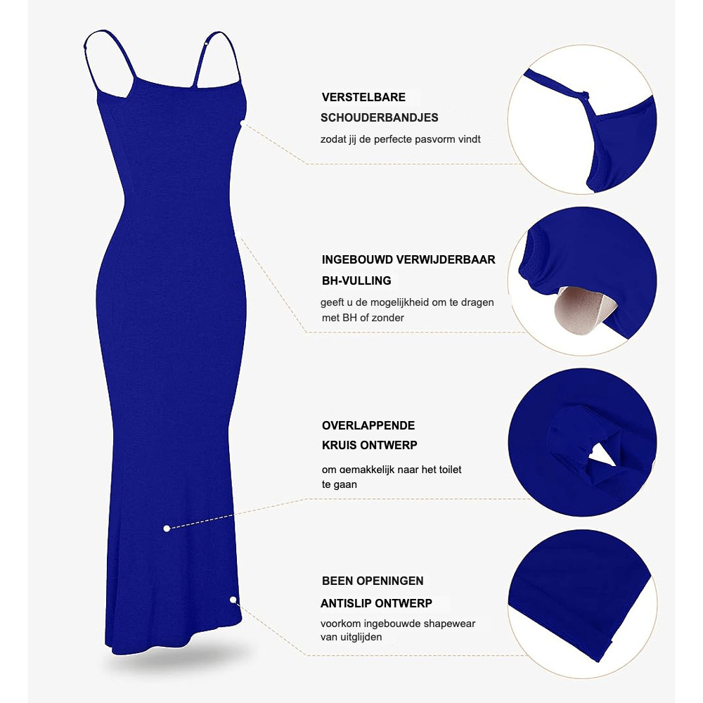 
                  
                    2-in-1 Shapewear Jurk met Ingebouwd Korset – Slank & Comfortabel - SkinzLine
                  
                