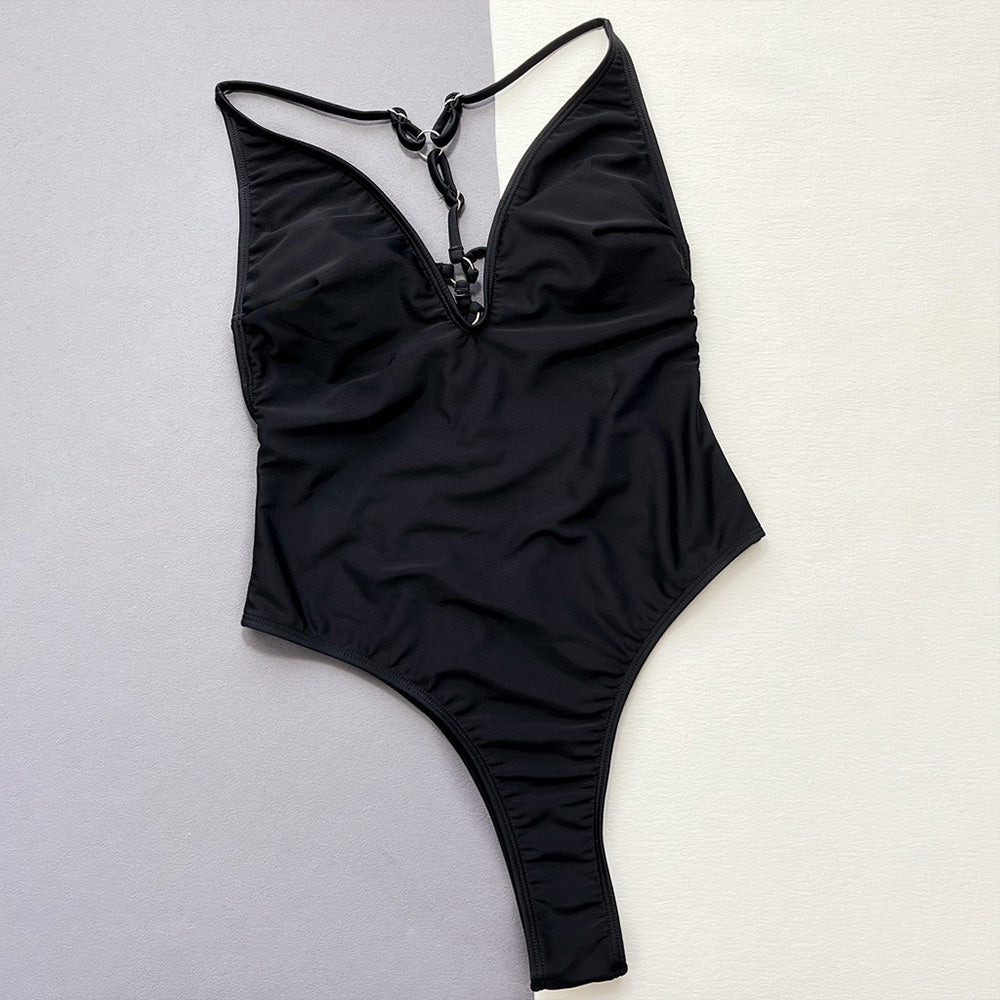 
                  
                    Sultry Strappy Low Back Brazilian Badpak - SkinzLine
                  
                