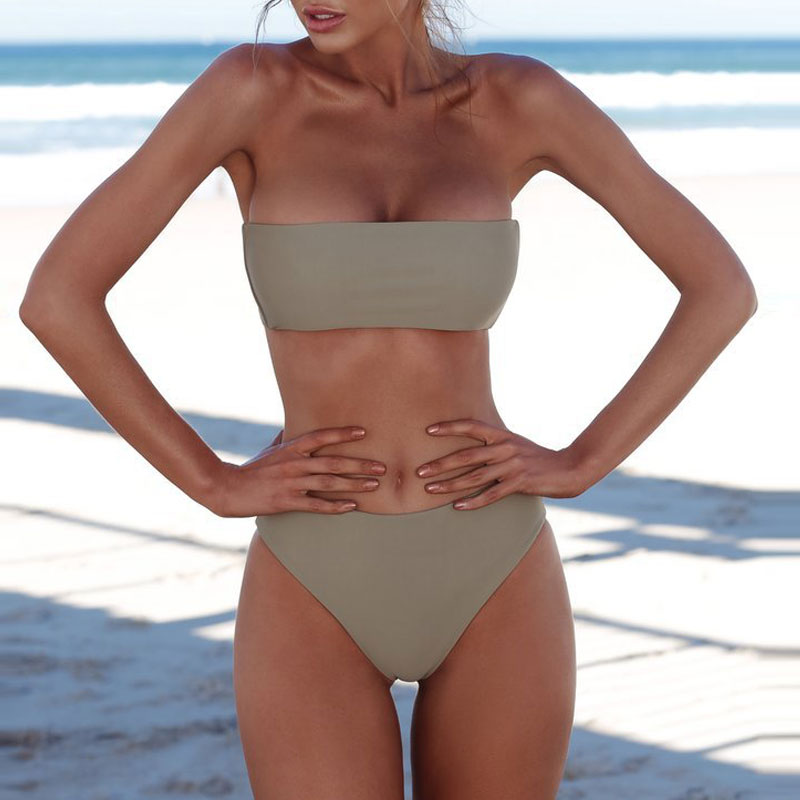 
                  
                    Bandeau Brazilian Bikini – Hoog Taille & Strapless - SkinzLine
                  
                