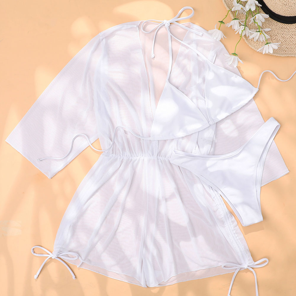 
                  
                    Braziliaanse Drie-Delige Bikini – High Cut & Mesh Cover-Up - SkinzLine
                  
                
