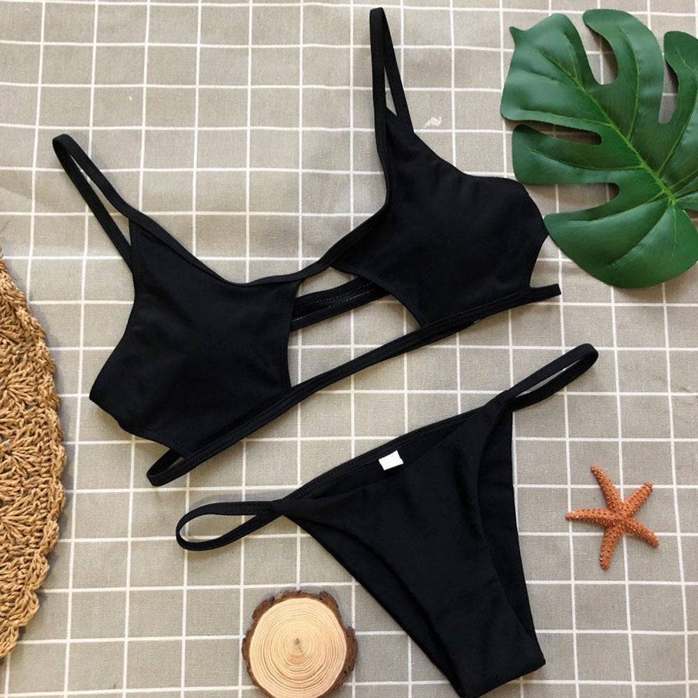 
                  
                    Cutout String Bikini Set - SkinzLine
                  
                
