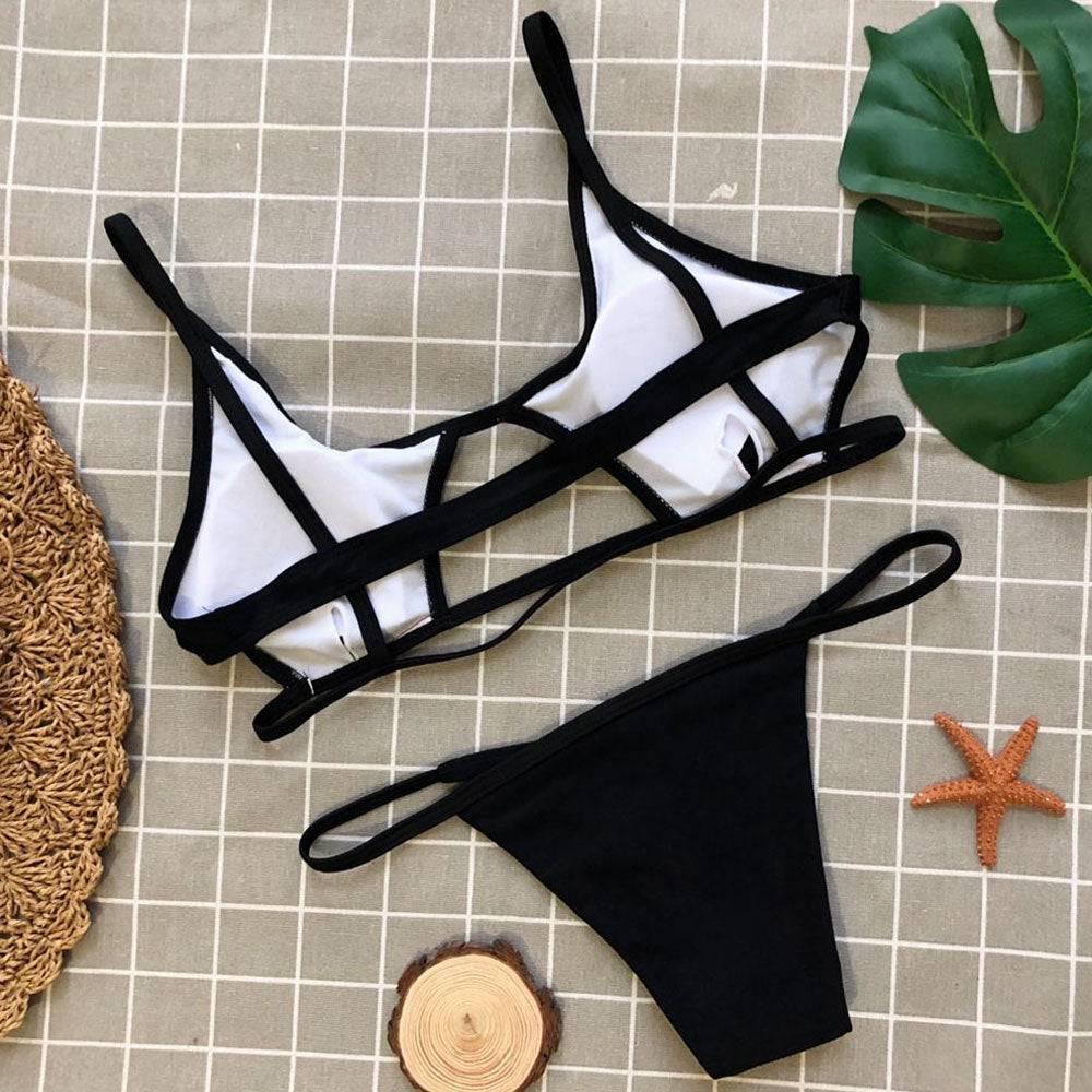 
                  
                    Cutout String Bikini Set - SkinzLine
                  
                
