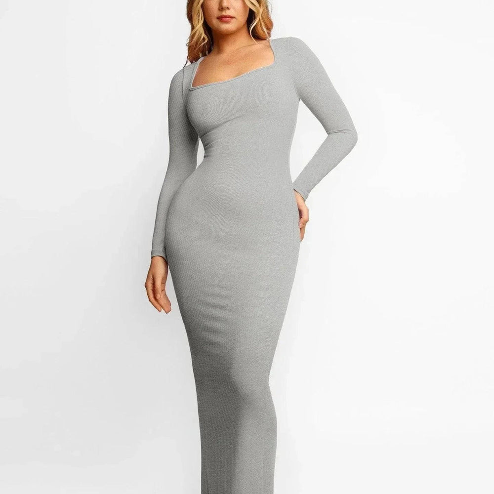 
                  
                    Long Sleeve Shapewear Jurk – Slank & Ondersteunend - SkinzLine
                  
                