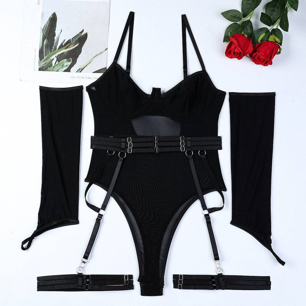 
                  
                    Sexy Kanten Bodysuit Set - Lingerie Set - SkinzLine
                  
                