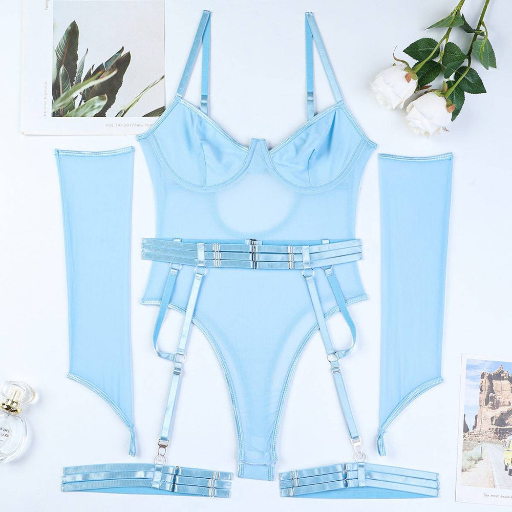 
                  
                    Sexy Kanten Bodysuit Set - Lingerie Set - SkinzLine
                  
                
