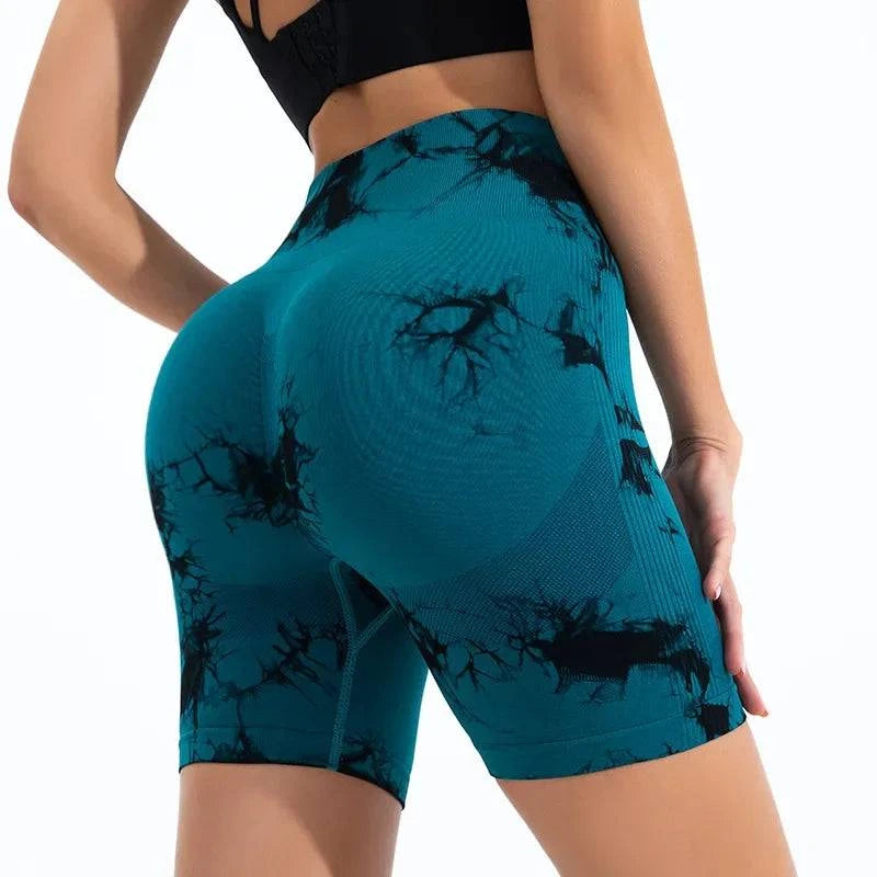 
                  
                    Dames High-Waist Shorts Naadloos Sportief - SkinzLine
                  
                