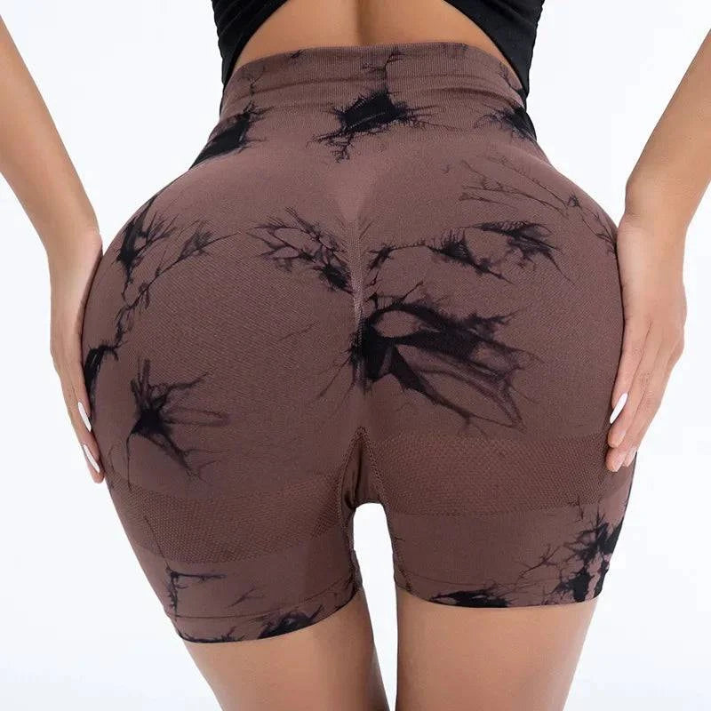 
                  
                    Dames High-Waist Shorts Naadloos Sportief - SkinzLine
                  
                