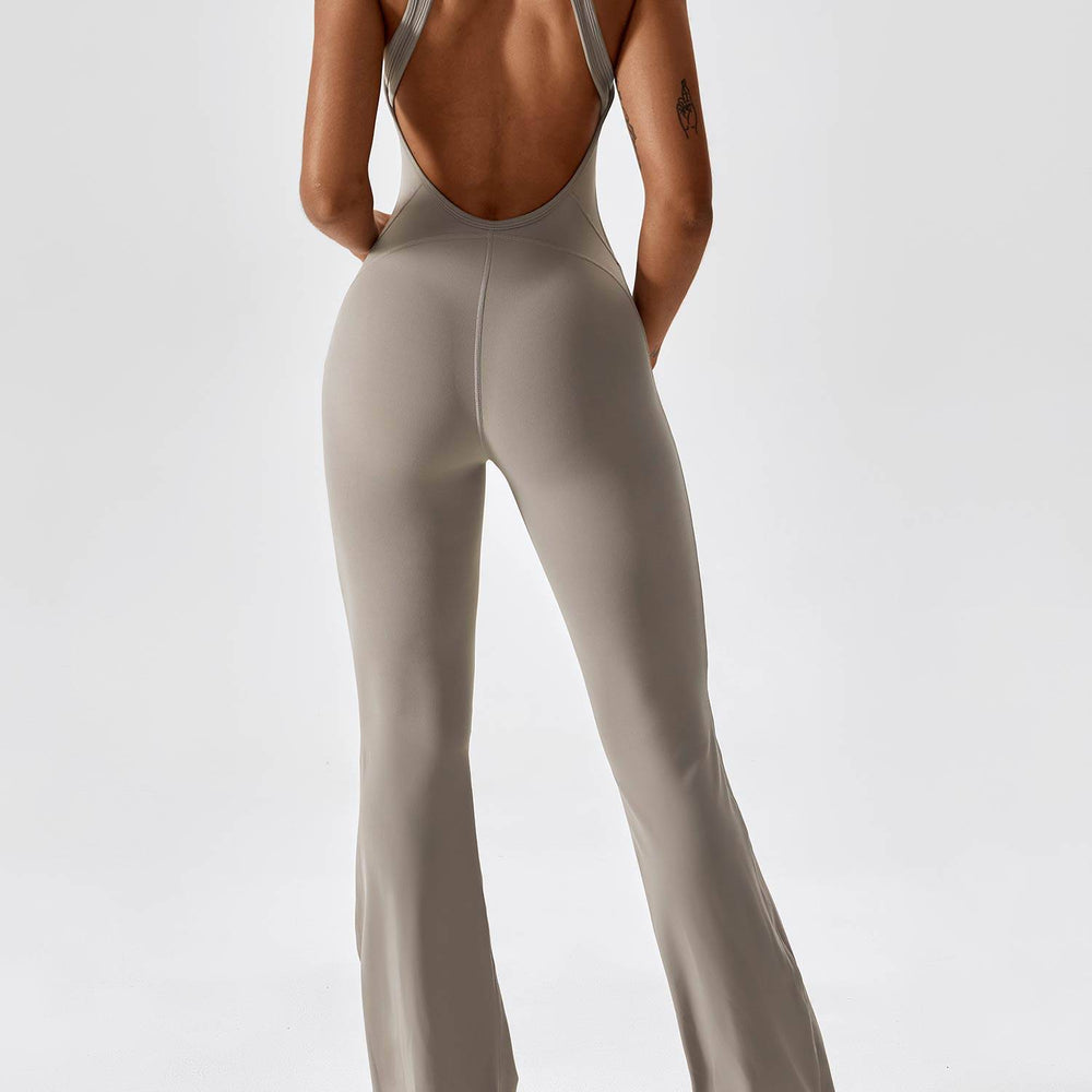 
                  
                    SkinzLine open-rug flared sport jumpsuit - SkinzLine
                  
                