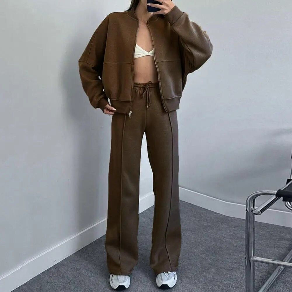 
                  
                    Livana Comfy Lounge Set Dames | Trendy en Comfortabele Tweedelige Outfit - SkinzLine
                  
                