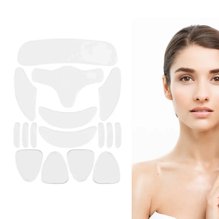 DermaSilva – Siliconen Anti-Rimpel Pad Set voor Gezicht, Hals &amp; Decolleté - SkinzLine